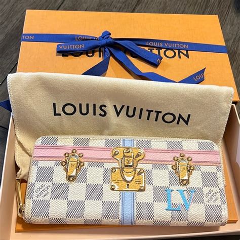 louis vuitton damier azur summer trunks clemence wallet|Clémence Wallet Damier Azur .